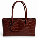 Eclat Tote - Brandy Croc