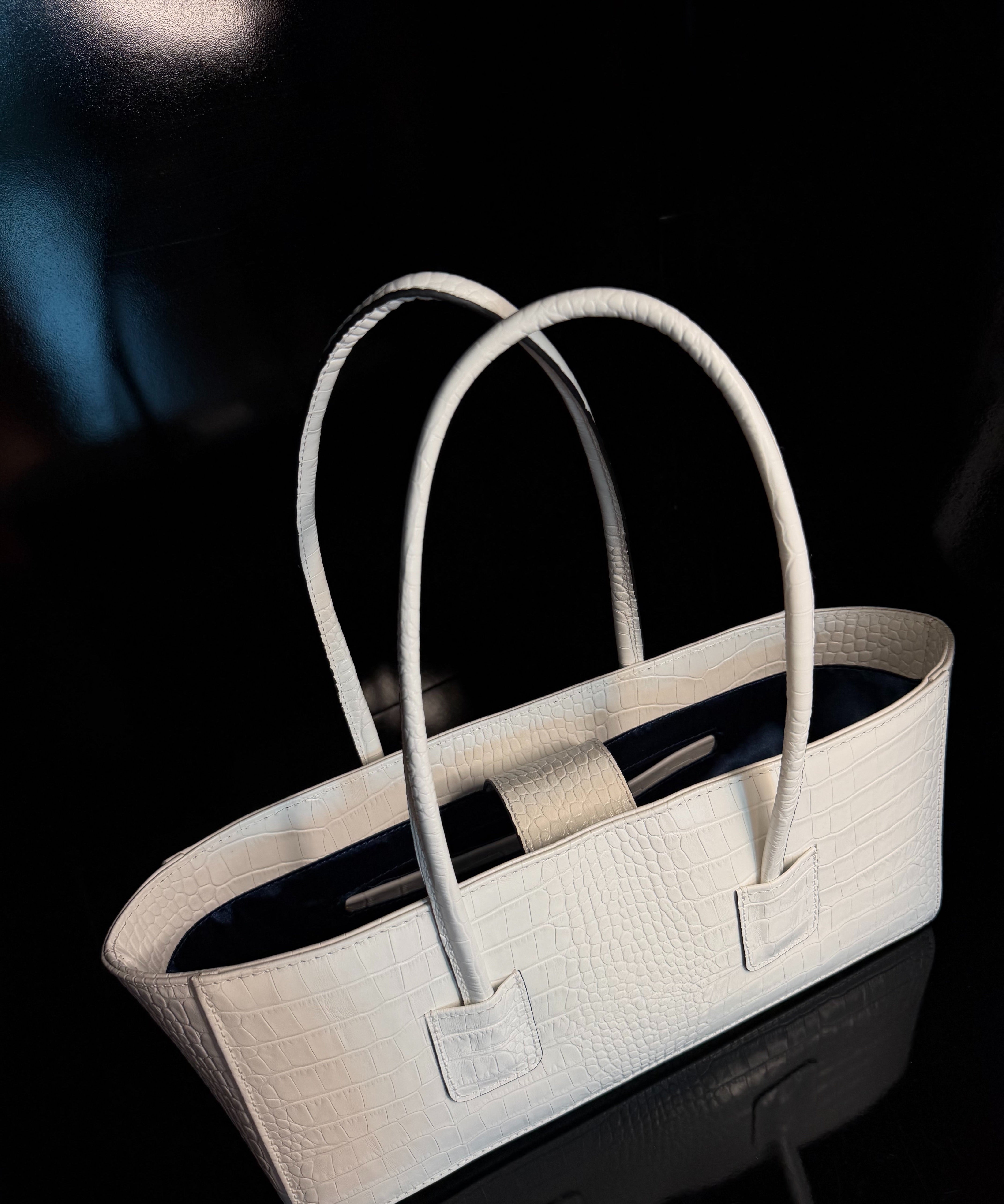 Eclat Tote Mini - White Gloss