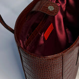 Eclat Tote - Brandy Croc